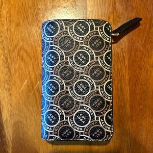 Marc Jacobs Black Multi Folding Wallet